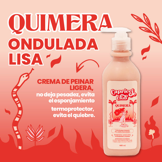 Tratamiento Quimera Cabellos Lisos y Ondulados x440ml