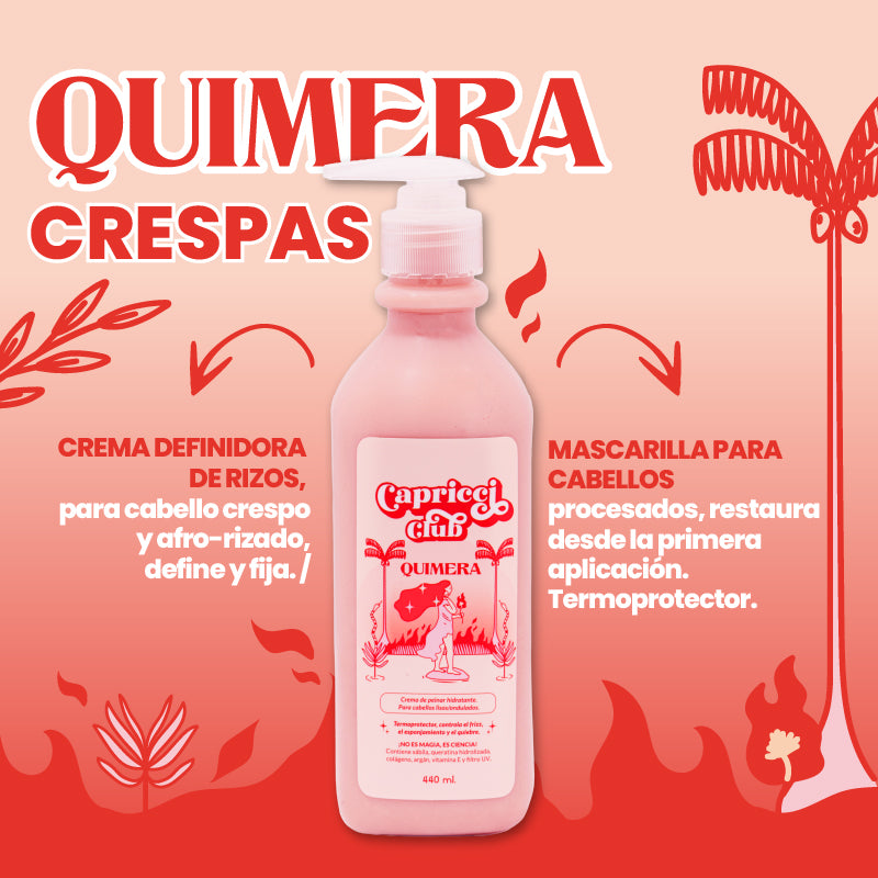 Tratamiento Quimera cabello crespo/afro | Definición y reparación.