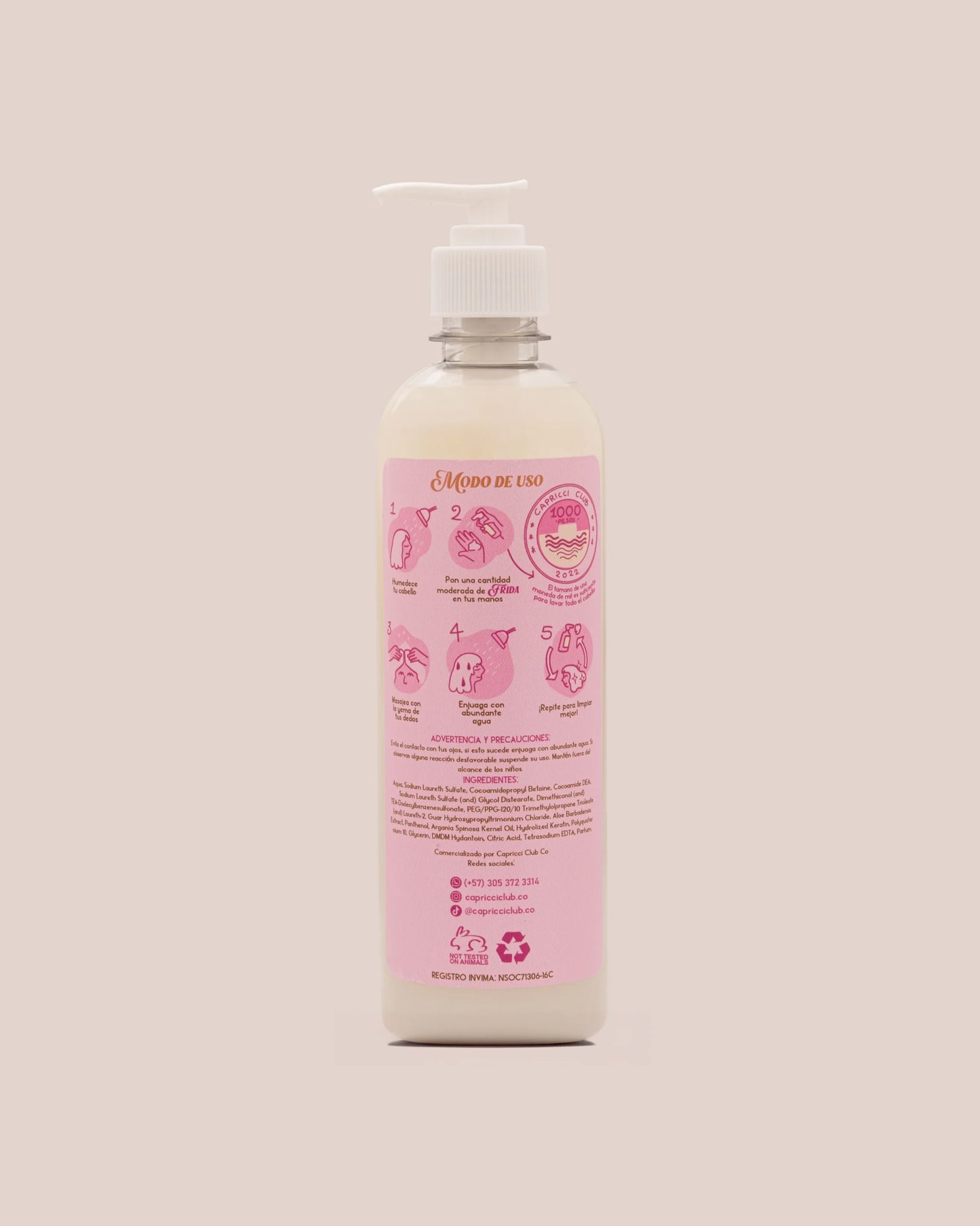 Shampoo Frida Cabello Graso-Mixto x500ml