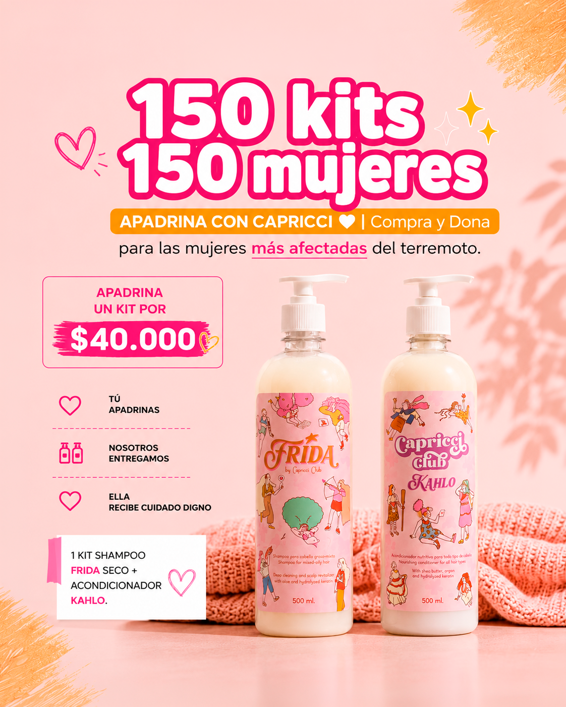 APADRINA CON CAPRICCI🤍 | Compra y Dona