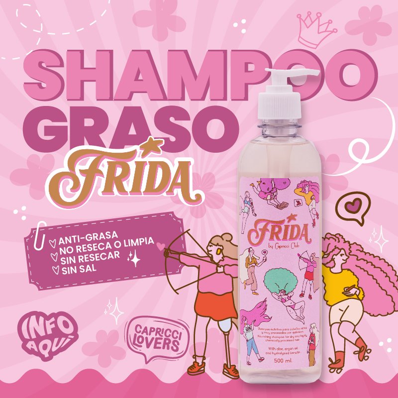 Shampoo Frida Cabello Graso-Mixto